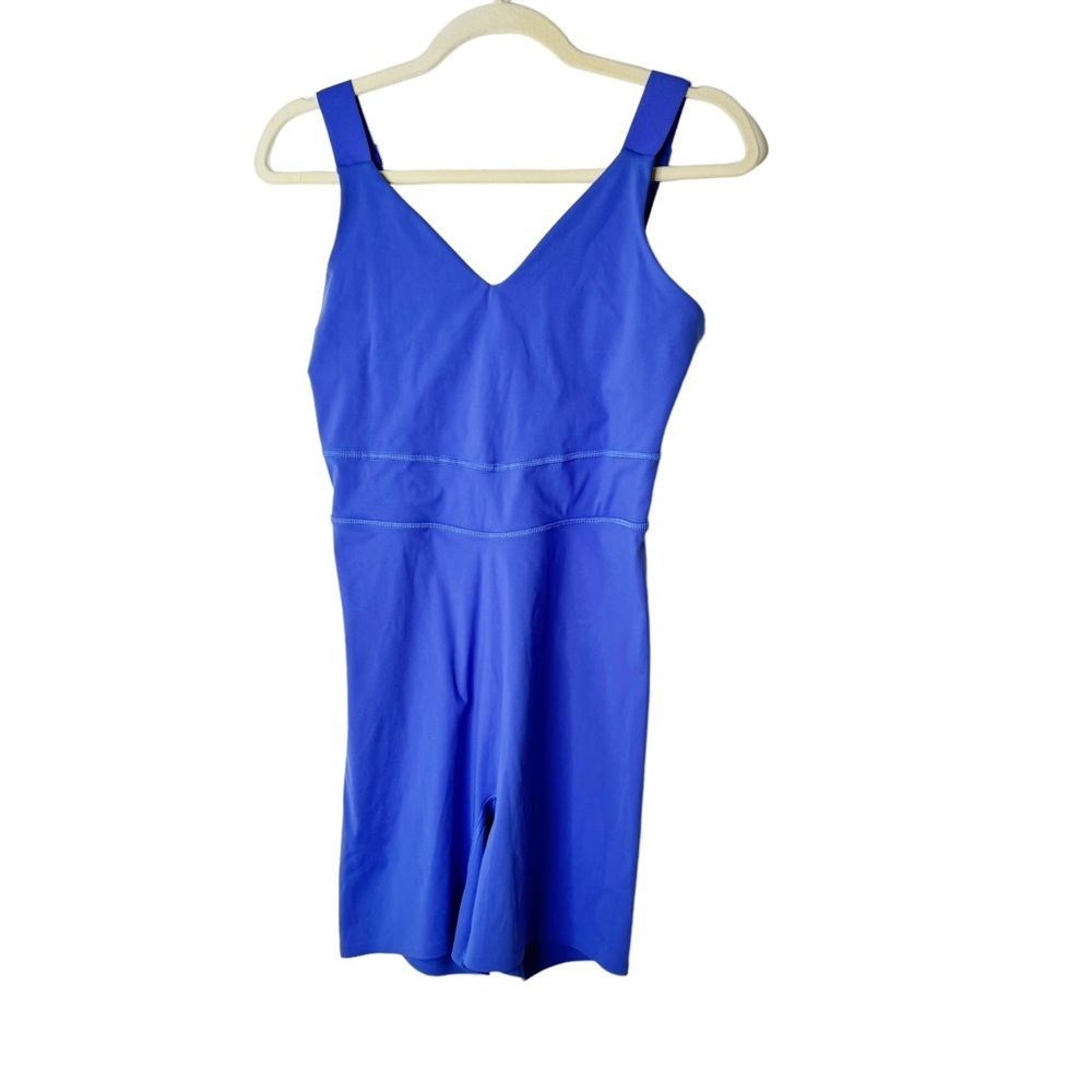 TEREZ Romper Shorts Adjustable Tank Medium Blue